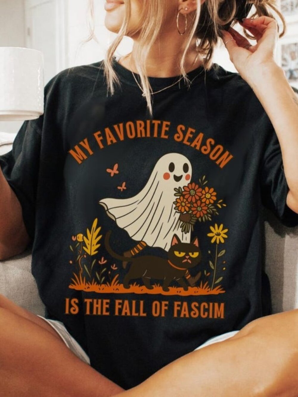 Halloween Political Humor Pumpkin Season Statement Graphic Tee